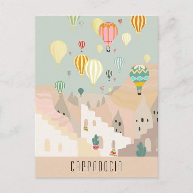 Postkarte von Kappadokien | Kapadokya Balloon Drea (Vorderseite)