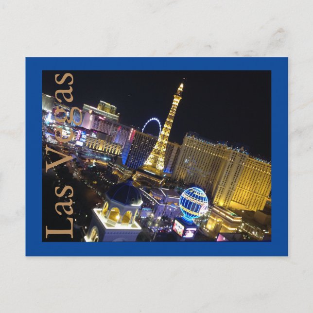 Postkarte von Las Vegas (Vorderseite)