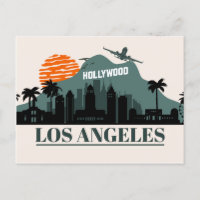 Postkarte von Los Angeles, KALIFORNIEN