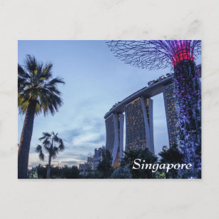 Postkarte von Singapur Marina Bay Sands