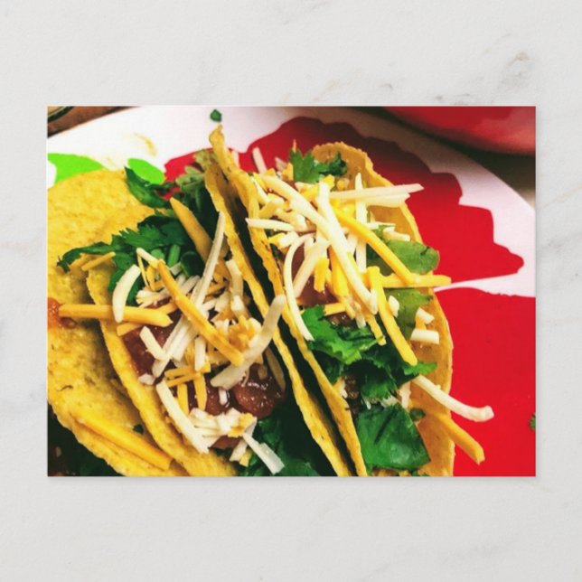 Postkarte von Tacos (Vorderseite)