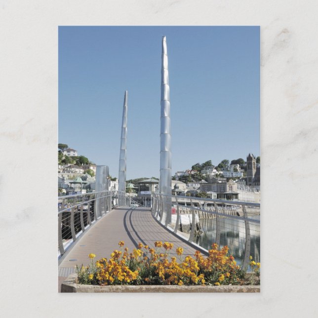 Postkarte von Torquay (Vorderseite)