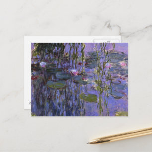 Postkarte - Wasser Lilien