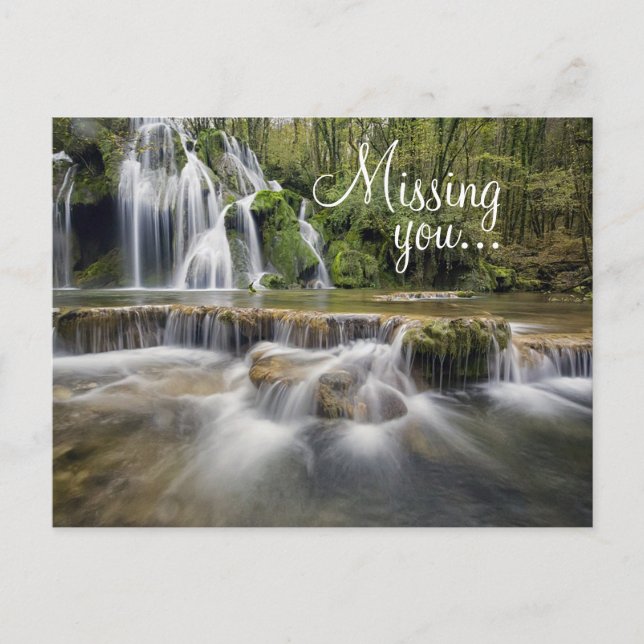 Postkarte/Wasserfall Postkarte (Vorderseite)