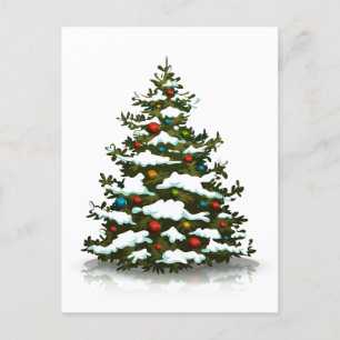 POSTKARTE : WEIHNACHTSBAUM
