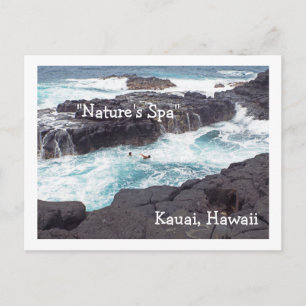 Postkarte, "WELLNESS-CENTER DER NATUR"/BADEBEREICH Postkarte