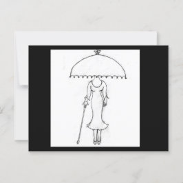 Postkarte - Wer tragen Sie? Mit Umschlag