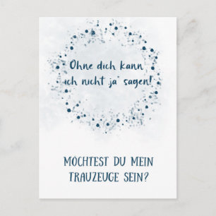Postkarte - Willst du mein Trauzeuge sein