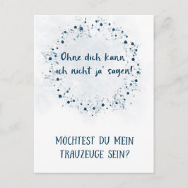 Postkarte - Willst du mein Trauzeuge sein