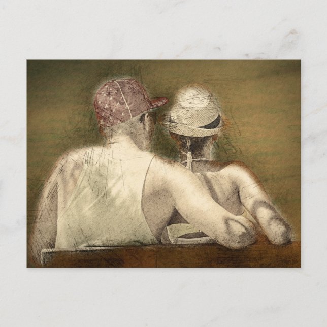 Postkarte wir (Vorderseite)