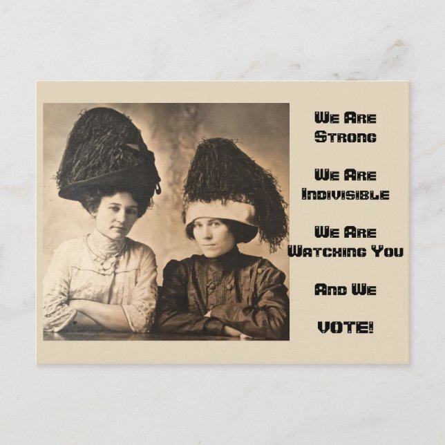 Postkarte: Wir sind stark, wir sind unsichtbar Postkarte (Vorderseite)