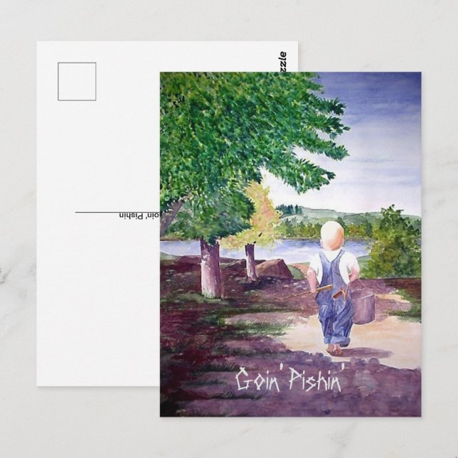 Postkarte - Ziegenpfanne (Vorne/Hinten)