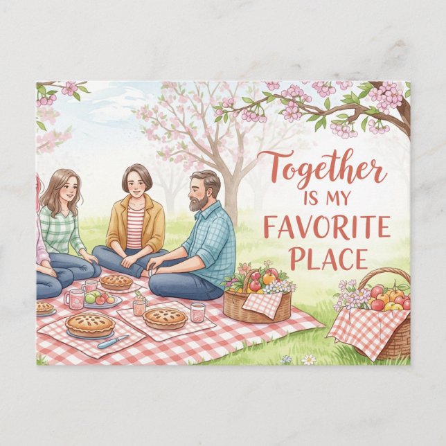 Postkarte zum Internationalen Freundschaftstag (Vorderseite)