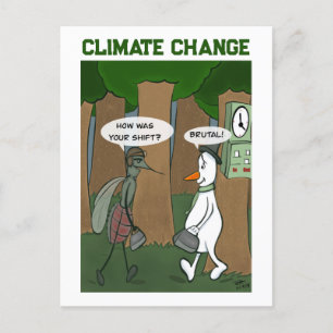 Postkarte zum Klimawandel