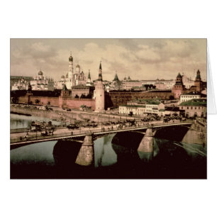Postkarte zum Kreml, Moskau