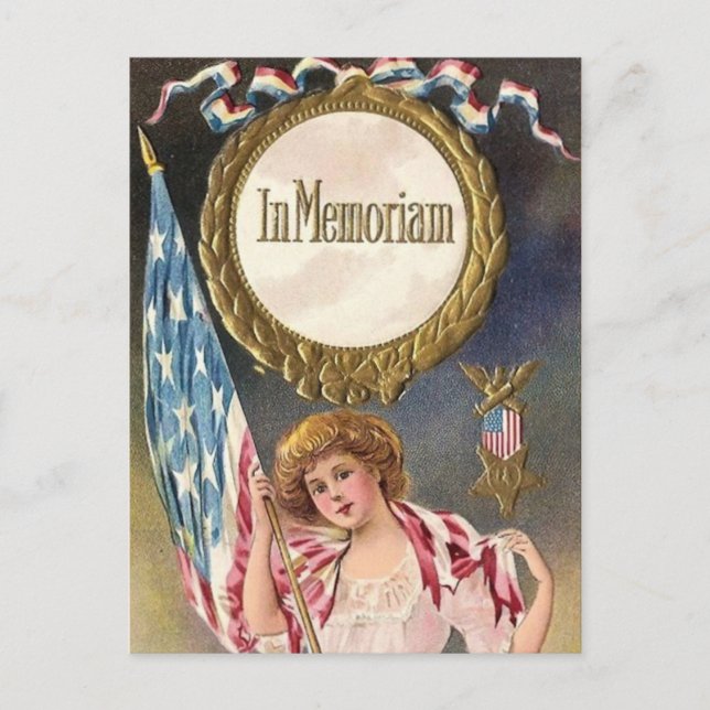 Postkarte zum Vintagen Gedenktag (Vorderseite)