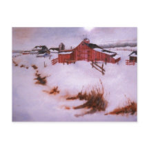 Postkarte "Zwischen Schnee"