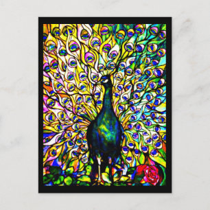 Postkarten-Buntglas-Louis Tiffany 19 Postkarte