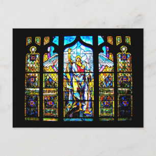 Postkarten-Buntglas-Louis Tiffany 1 Postkarte