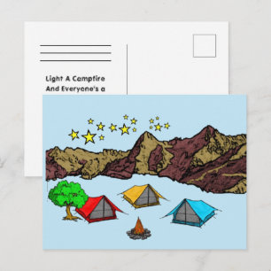 Postkarten Camping