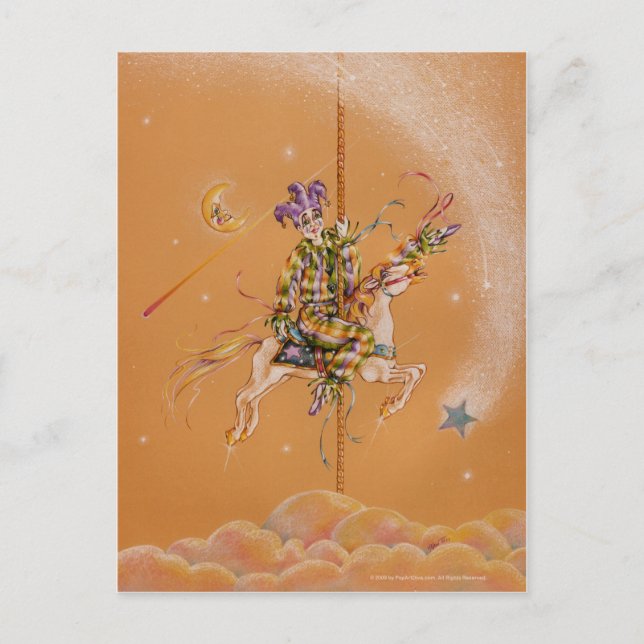 Postkarten - Carousel Jester (Vorderseite)