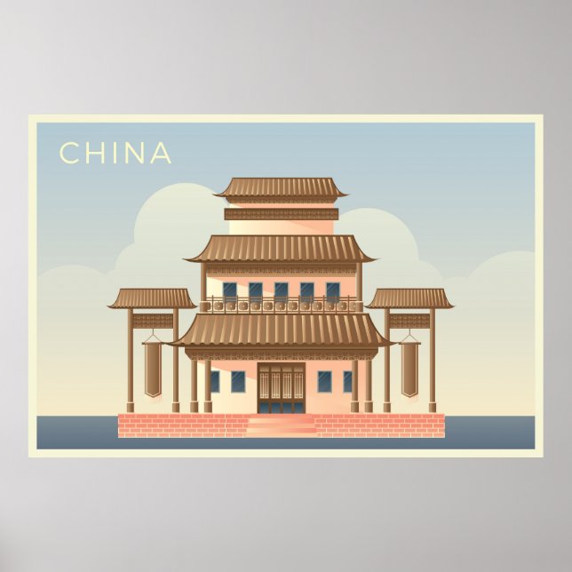 Postkarten der China Poster (Vorne)