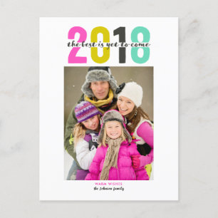 Postkarten des guten Rutsch ins Neue Jahr   2018%
