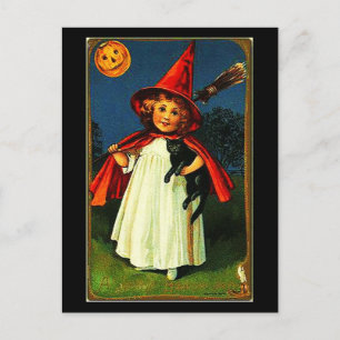 Postkarten-Ferien Kunst-Antik Halloween 7 Postkarte