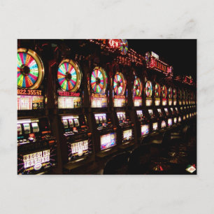 Postkarten für Las Vegas-Slotmaschinen