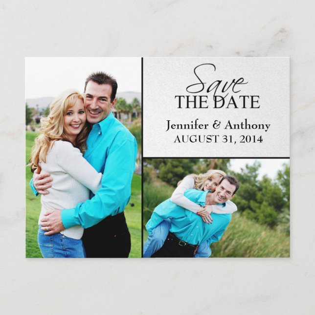 Postkarten für Save the Date Foto (Vorderseite)