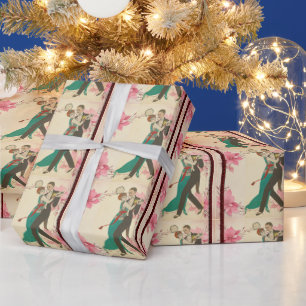 Postkarten-Geschenkpapier Geschenkpapier