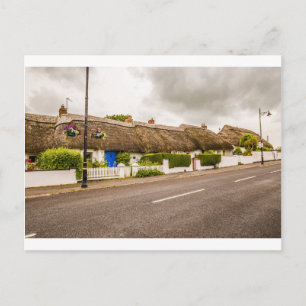 Postkarten "Gestrickte Hütten, Irland"