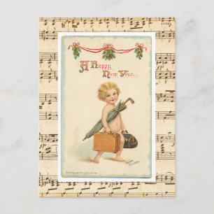 Postkarten glücklich Neues Jahr