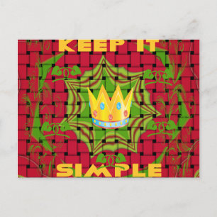 Postkarten-Horizontalvorlage Postkarte