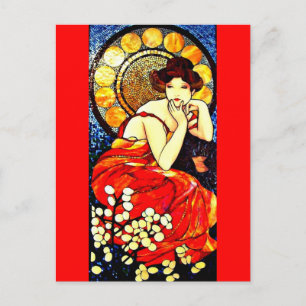Postkarten-Klassiker/Retro-Alphonse Mucha 59 Postkarte