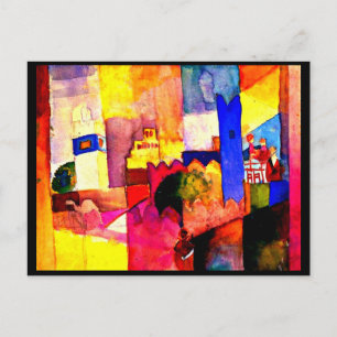 Postkarten-Klassiker/Retro Art-August Macke 10 Postkarte