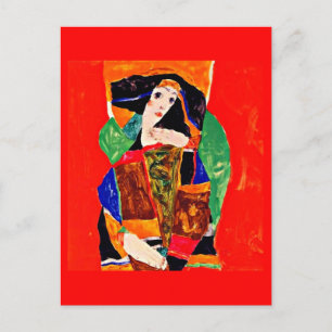 Postkarten-Klassiker/Retro-Egon Schiele 11 Postkarte