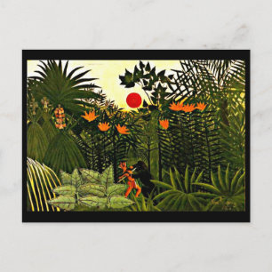 Postkarten-Klassiker/Retro-Henri Rousseau 23 Postkarte