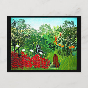 Postkarten-Klassiker/Retro-Henri Rousseau 5 Postkarte