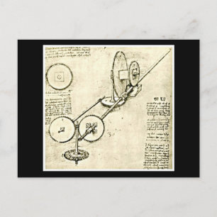 Postkarten-Klassiker/Retro-Leonardo da Vinci 16 Postkarte
