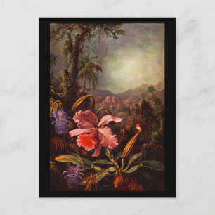 Postkarten-Klassiker/Retro-Martin Johnson Heade 15 Postkarte