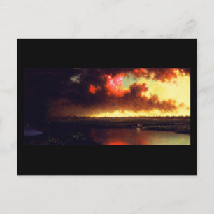 Postkarten-Klassiker/Retro-Martin Johnson Heade 9 Postkarte
