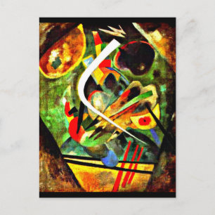 Postkarten-Klassiker/Vintage-Wassily Kandinsky 8 Postkarte