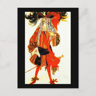 Postkarten-Kunst der Mode-Bakst 18 Postkarte