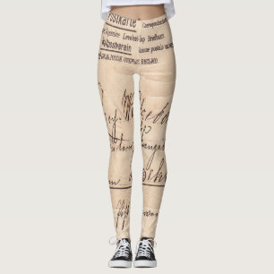 Postkarten-Leggings Leggings
