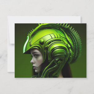 Postkarten Mädchen Futurismus