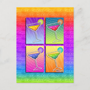 Postkarten - Pop Art Margaritas