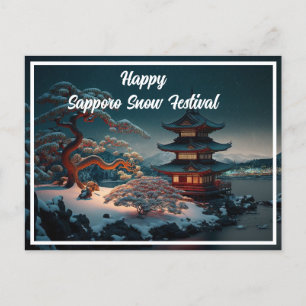 Postkarten Schnee Festival Sapporo 2023