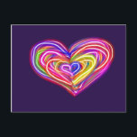 Postkarten-Valentinstag-Karte oder irgendeine Feiertagspostkarte<br><div class="desc">Postkarte mit eletro Herzentwurf. Klicken Sie einfach den besonders anfertigen Knopf,  um Text der Postkarte hinzuzufügen und ihn als Geschenk zu markieren,  wenn Sie möchten,  dass zazzle es für Sie verschickt.</div>