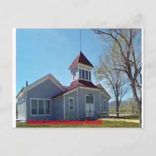Postkarten von, Schulhaus in golconda Nevada.